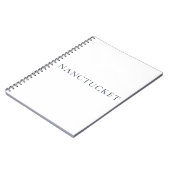 Nantucket Notebook | Preppy Coastal Journal (Côté gauche)