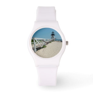 Nantucket. Oude vuurtoren Horloge