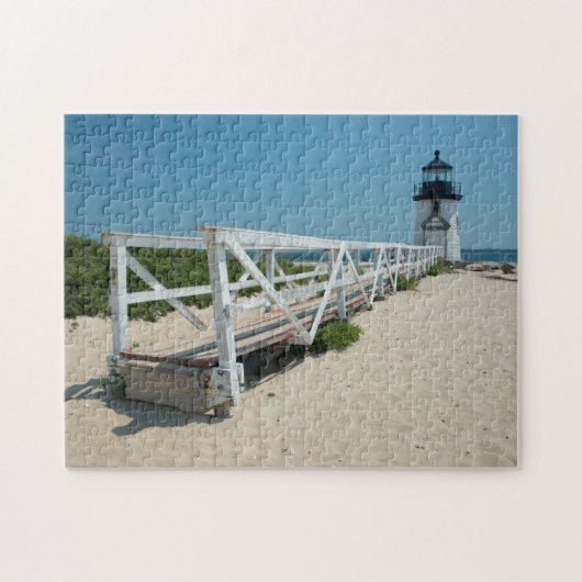 Nantucket. Oude vuurtoren Legpuzzel (Horizontaal)