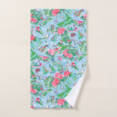 Nantucket Preppy Palm Beach Print Bad Handdoek (Handdoek)