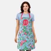 Nantucket Preppy Palm Beach Print Monogrammed Schort (Gedragen)