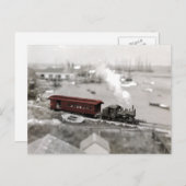 Nantucket Railroad Miniature Briefkaart (Voorkant / Achterkant)