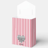 Nantucket rode en witte feestgunstdozen bedankdoosjes (Open)