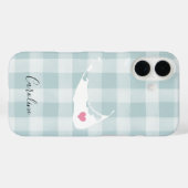 Nantucket Silhouette op Rustic Mint Pset Case-Mate iPhone Case (Achterkant (horizontaal))