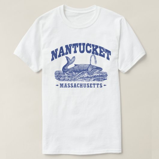 Nantucket Whale T-shirt (Design voorkant)