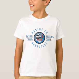 Nantucket Yacht 5 – Zeilclub Badge T-shirt