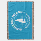 Nantucket (zeilboot) deken (Voorkant Verticaal)