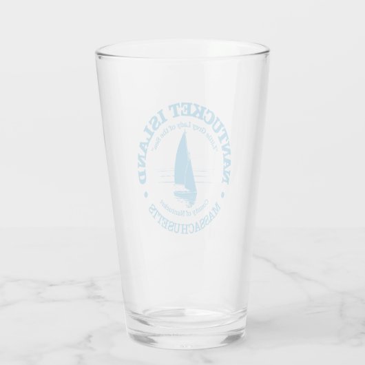 Nantucket (zeilboot) glas (Achterkant)