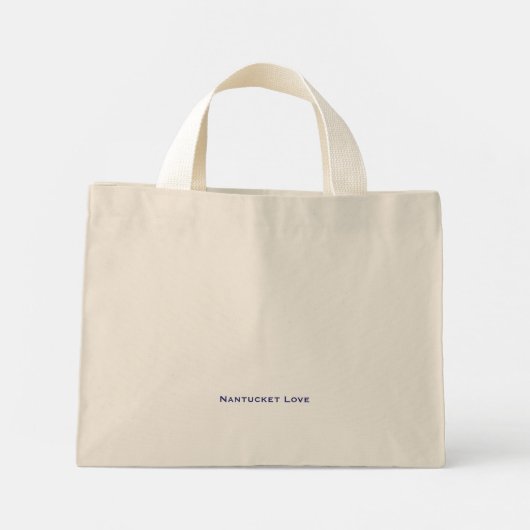 Nantucket Zo ook Zip Code Canvas tas (Achterkant)