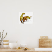 Nanyangosaurus - Cretacous Dinosaur Poster (Keuken)