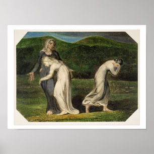 Naomi die Ruth en Orpah binnenhaalt om terug te ke Poster