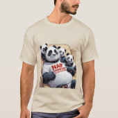 Nap Champion – Grappig Panda Dad Slaap T-shirt (Voorkant)