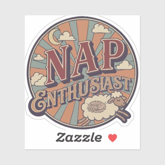 Nap Enthusiast Sticker (Vel)