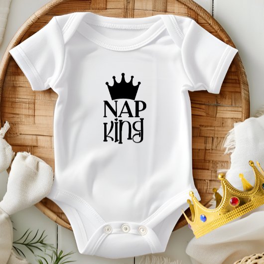 "Nap King" Baby Bodypak Design Romper