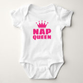 Nap koningin - Funny body suit van pasgeboren kind Romper (Voorkant)