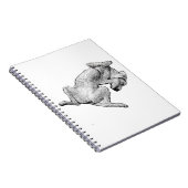 Nap Notes – Relaxed Dog Art Notebook Notitieboek (Rechterzijde)