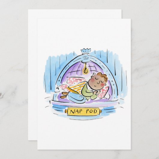 Nap Pod Kaart (Voorkant / Achterkant)