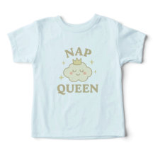 Nap Queen Baby Bodysuit – Schattige Cloud & Crown 