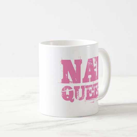 Nap Queen Mok | Funny & Humor Quote Slogan Mok (Voorkant rechts)