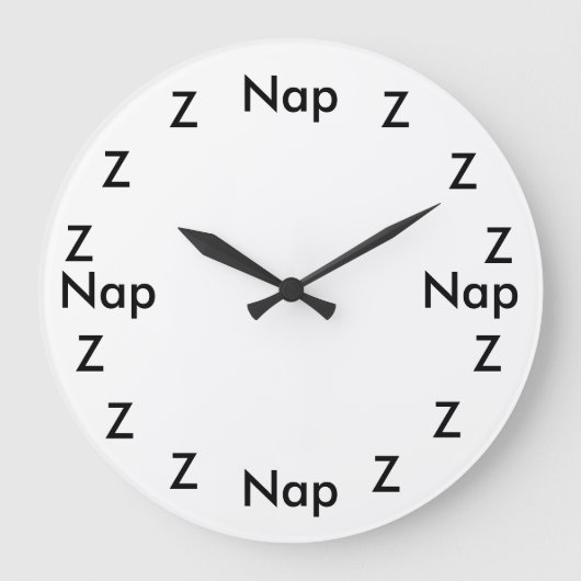 Nap Time Clock Grote Klok (Voorkant)