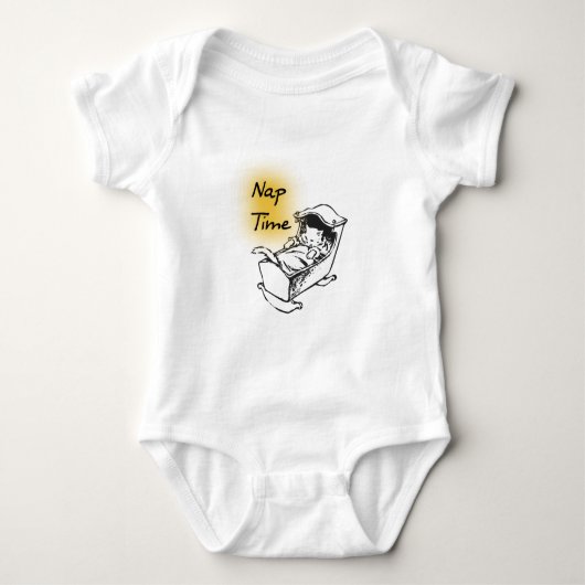 Nap Time Cradle Kat Romper (Voorkant)