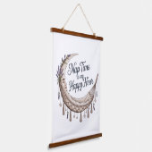 Nap Time Is My Happy Hour Hangend Wandkleed (Gebogen)