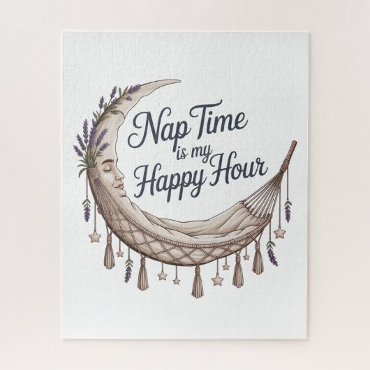 Nap Time Is My Happy Hour Legpuzzel (Verticaal)