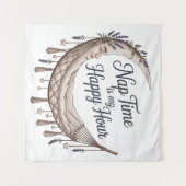 Nap Time Is My Happy Hour Wandkleed (Voorkant (horizontaal))