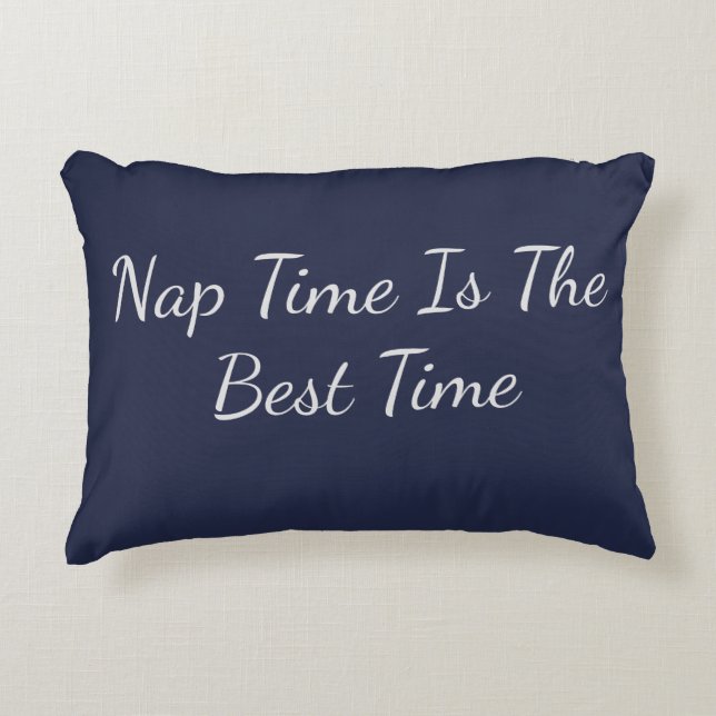 Nap Time Pillow Accent Kussen (Voorkant)