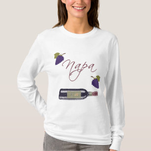 Napa Antieke Wijnfles T-shirt