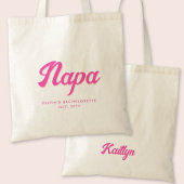 Napa Bachelorette Party Gepersonaliseerde Canvas t Tote Bag