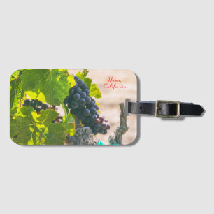 Napa-druivenstok, Californië Bagagelabel
