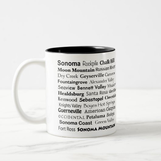 Napa & Sonoma Mug (Gauche)