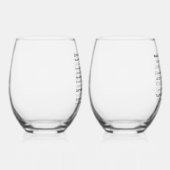 Napa & Sonoma Stemless Wijnglas Set Wijnglas Zonder Voet (Rechts)