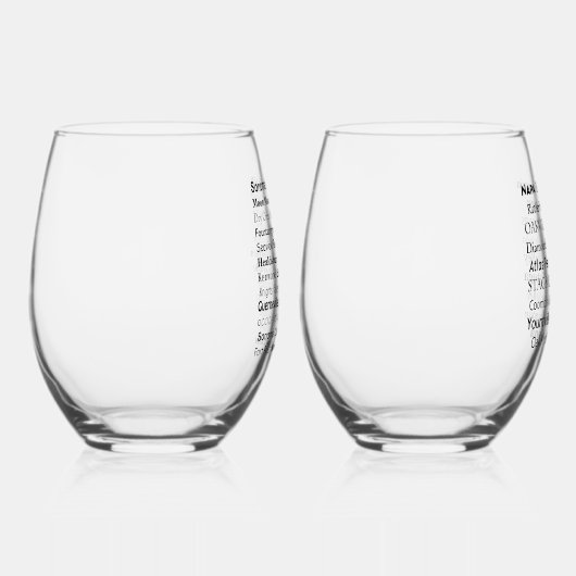 Napa & Sonoma Stemless Wijnglas Set Wijnglas Zonder Voet (Rechts)