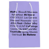 Napa Sonoma Wijn Gift Bag Medium Cadeauzakje (Voorkant)