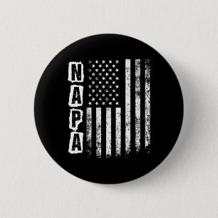 Napa Vaderdag Amerikaanse vlag 4 juli Ronde Button 5,7 Cm