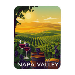 Napa Valley California wijnreizen Magneet
