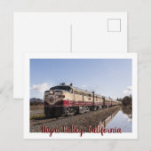 Napa Valley California Wine Train Briefkaart (Voorkant / Achterkant)