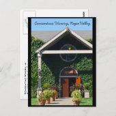 Napa Valley California Winery Briefkaart (Voorkant / Achterkant)