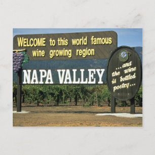 Napa Valley, Californië, VS Briefkaart