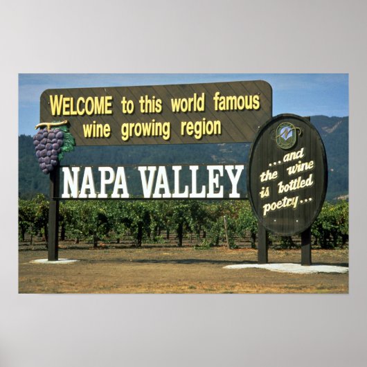Napa Valley, Californië, VS Poster (Voorkant)