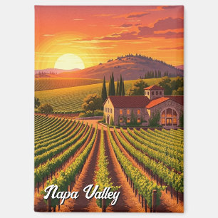 Napa Valley Californië Wijngaard Wijnmakerij Magneet