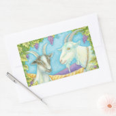 Napa Valley Goats under Grape Arbor STICKERS Sheet (Envelop)