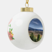 Napa Valley Keramische Bal Ornament (Links)