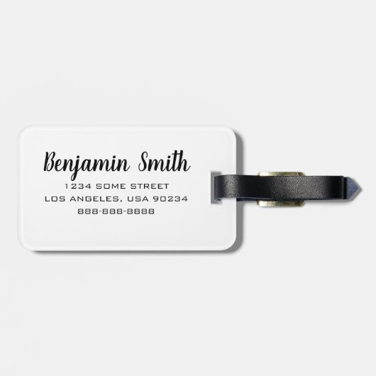 Napa Valley Map Bagagelabel (Achterkant horizontaal)