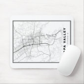 Napa Valley Map Muismat (Met muis)