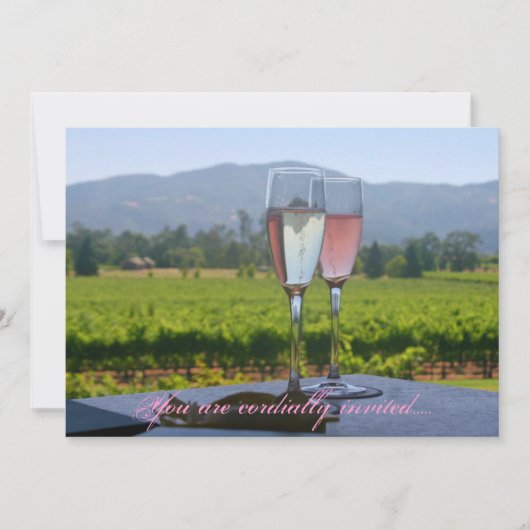 Napa Valley Wedding Invitations (Devant)