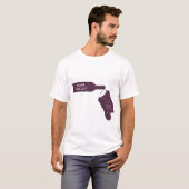 Napa Valley Wijnfles Spill Logo T-shirt (Voorkant volledig)