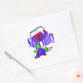 Napa Valley Wine Ronde Sticker (Envelop)